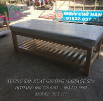 6 Giường massage khung gỗ tại cẩm phả