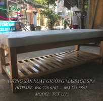 7 Giường massage khung gỗ tại cẩm phả
