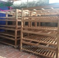 11 Giường massage khung gỗ tại cẩm phả