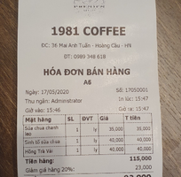 2 Bán máy tính tiền rẻ cho quán cafe tại  Kiên Giang