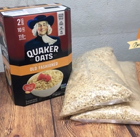 1 HÀNG CHUẨN USA  Yến mạch Quaker 4.52kg - Loại cán dẹp