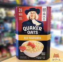 3 HÀNG CHUẨN USA  Yến mạch Quaker 4.52kg - Loại cán dẹp