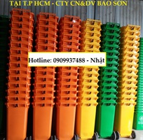 1 Thùng rác công cộng, Xe thu gom rác công nghiệp nhựa HDPE