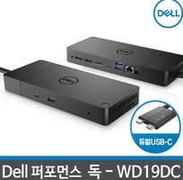 1 Dock Dell Wd19Dc   Support Màn Hình 5K   Power Delivery 210W