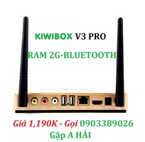 2 Đầu KiWiBox V3 PRO Bluetooth khuyến mãi chuột không dây cao cấp