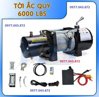 Tời Ắc Quy - Tời cứu hộ ô tô Winch - 6000lbs  2700kg