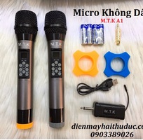 Micro không dây M.T.K A1 chuyên trị hú rít các phòng Karaoke