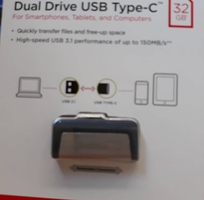 1 Bán một số USB 32Gb, USB 2 đầu cho PC và Smartphone.