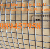 3 Lưới mạ kẽm 12x12, 20x20, 25x25, 50x50, Lưới bọc nhựa PVC khổ 1mx30m