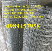 2 Lưới mạ kẽm 12x12, 20x20, 25x25, 50x50, Lưới bọc nhựa PVC khổ 1mx30m