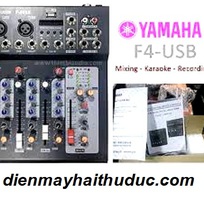 1 Mixer bàn Mini Yamaha F4-USB Bluetooth chuyên sân khấu và phòng Karaoke