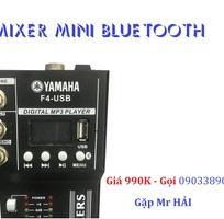 2 Mixer bàn Mini Yamaha F4-USB Bluetooth chuyên sân khấu và phòng Karaoke