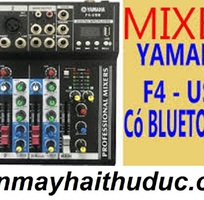 4 Mixer bàn Mini Yamaha F4-USB Bluetooth chuyên sân khấu và phòng Karaoke