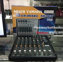 3 Mixer bàn Yamaha SMR8-USB có 16 mức chỉnh Echo Karaoke