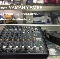 4 Mixer bàn Yamaha SMR8-USB có 16 mức chỉnh Echo Karaoke