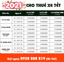 Cho thuê xe về quê ăn tết 2021 TÂN SỬU