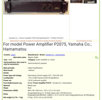 4 Bán đẩy Nhật Yamaha P2075 madein Japan