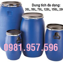 1 Phuy nhựa 220L mới, phuy nhựa 150L mới, phuy nhựa 120L mới