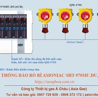 1 Hệ thống báo rò rỉ Amoniac SHT-970MU.DU 4CH , QM-4700