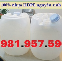 2 Can nhựa HDPE 20L, can đựng hóa chất mạnh