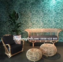 5 Băng ghế sofa mây tay xòe