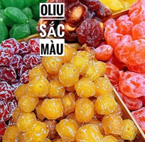 4 Hủ 500gr mix mận cơm, oliu vàng, đào chẻ, oliu hồng, oliu xanh, xí muội nho - Food by Mama