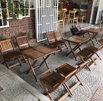 Thanh lý bộ bàn ghế cafe xếp giá rẻ