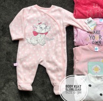 6 Body nỉ mix hãng hàng xuất dư cho bé size 0-36m