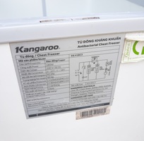 4 Thanh lý Tủ đông Kangaroo 400L Ga lốc zin 100% Mới 95% Bảo hành 6 th