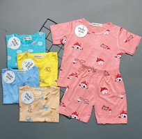 Bộ áo quần thun ngắn tay MJNKY MOM dành cho bé BAQTNT003