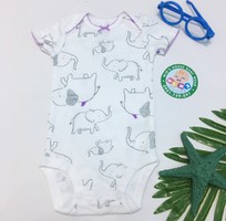 4 Bộ BodySuit tay ngắn nhiều mẫu họa tiết đáng yêu dành cho bé BS007