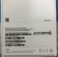 1 Iphone 12 mini 64G blue bản HK chưa active cần ra đi gấp