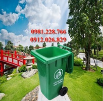 Tổng kho sỉ lẻ thùng rác 120 lít composite  tại Khánh Hòa