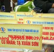 Một số mẫu biển chức danh có giá rẻ tại Hà Nội
