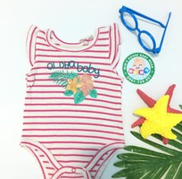 BodySuit sát nách dành cho bé gái họa tiết cực đáng yêu BS013