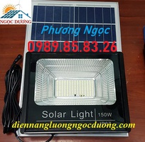 2 Đèn 150W, Đèn Pha Năng Lượng Mặt Trời 150w, đèn led mặt trời