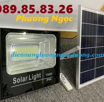 4 Đèn 150W, Đèn Pha Năng Lượng Mặt Trời 150w, đèn led mặt trời