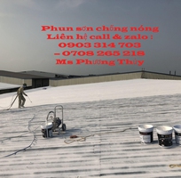 1 Phun sơn chống nóng cho mái tôn mái tole - Cam kết chất lượng