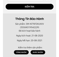 3 Bán  Note 10 Lite còn bảo hành dài tới 20/08/2021