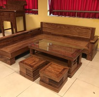 Bộ Sofa góc đại gỗ Xám SALECOVI20 LUÔN MÁ ƠI