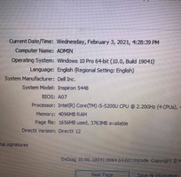 5 Dell Inspiron 5448 Intel Core i5-5200U 2.2GHz, 4GB RAM, 500GB HDD- Đẹp , rẻ luôn
