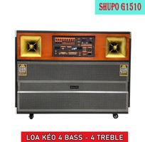 Siêu Chất - Siêu Đỉnh: Loa Kéo Di Động 4 Bass - 4 Treble Shupo G1510
