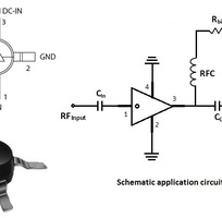 1 IC khuếch đại siêu cao tần RF