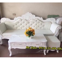 3 Sofa tân cổ điển giá rẻ - sofa gỗ cổ điển