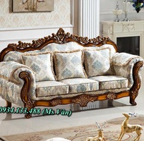 7 Sofa tân cổ điển giá rẻ - sofa gỗ cổ điển