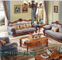 1 Sofa tân cổ điển giá rẻ - sofa gỗ cổ điển
