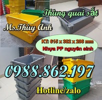 5 Thùng nhựa đặc A2, rổ nhựa, sóng nhựa hở, sóng nhựa bít, thùng nhựa đặc, khay linh kiện