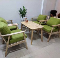 Bàn ghế sofa gỗ cafe giá rẻ