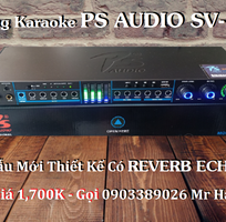 Vang cơ PS Audio SV-20 mẫu mới, thiết kế mới REVERB ECHO