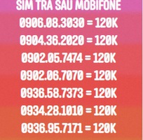 Xả lô sim vip trả sau  mobifone và gói cước siêu ưu đãi